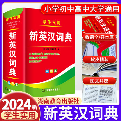 初高中小学生专用实用新英汉词典