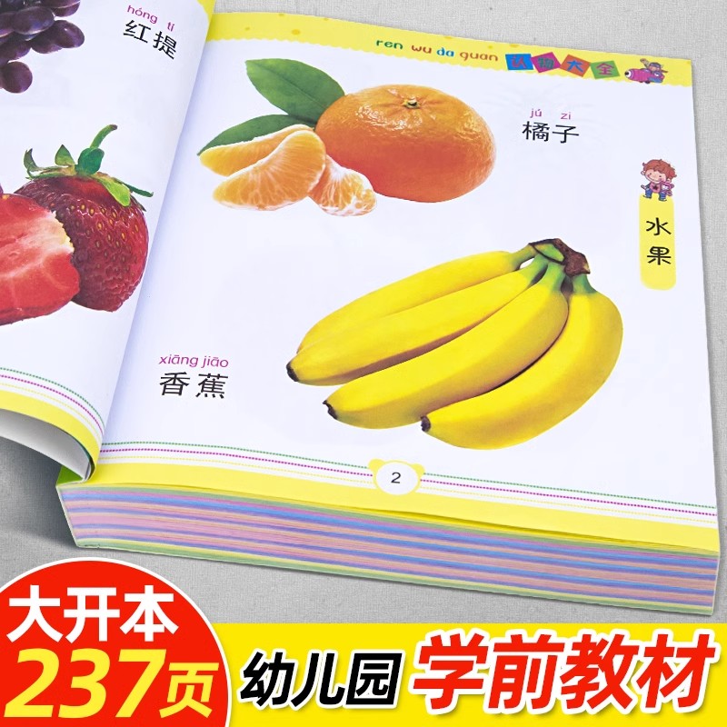 认物大全儿童早教启蒙书益智书籍