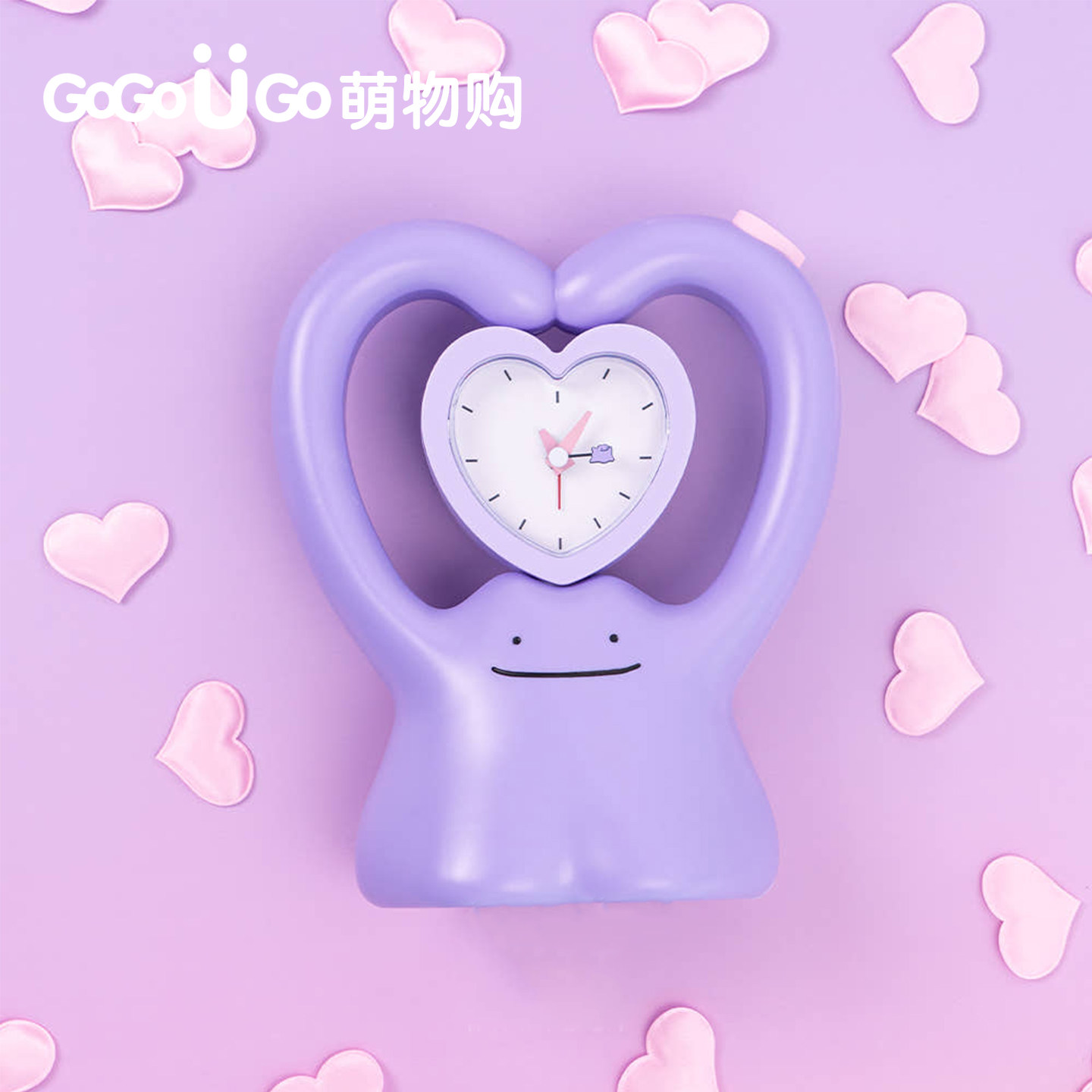 现货韩国百变怪爱心闹钟桌面摆件
