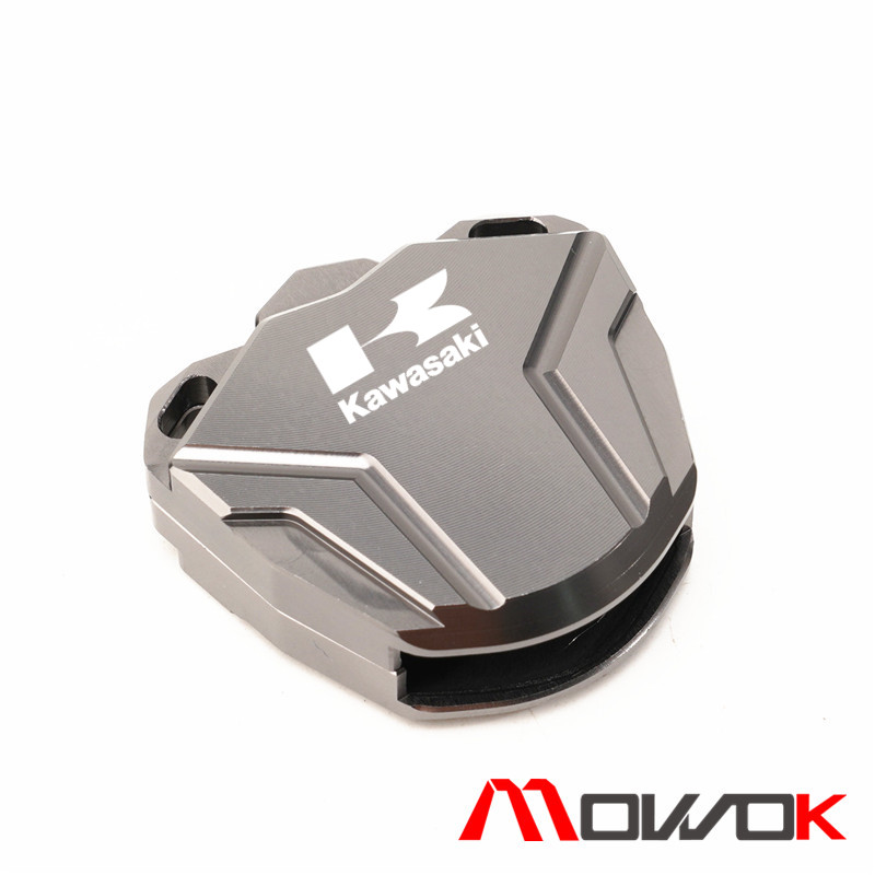 适用川崎Z400Z500Z650NINJA650NINJA500/400改装铝合金钥匙壳盖