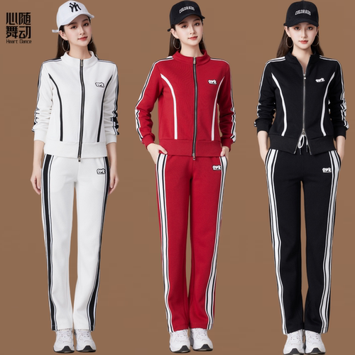广场舞服装新款套装2025秋冬鬼步舞运动团体健身操立领佳木斯外套