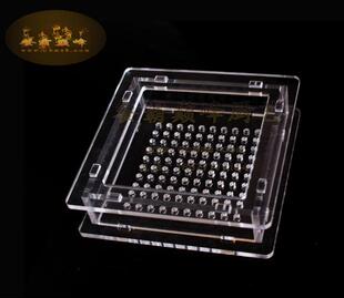 分子料理 鱼子酱生成器100孔分子美食工具 鱼子盒 鱼子生成制作器