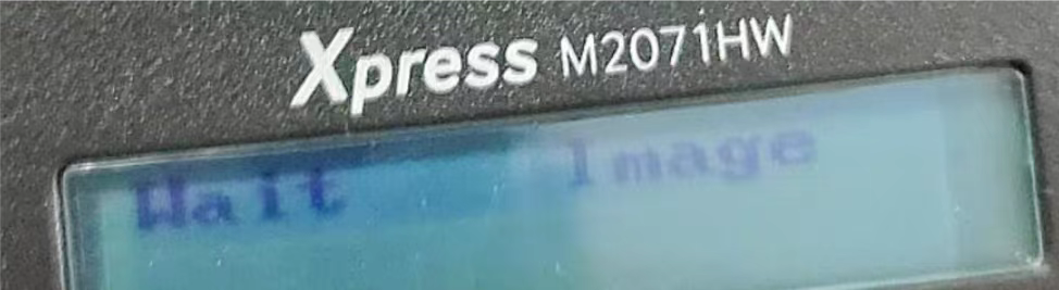 三星M2071HW M2071FW屏幕显示wait Image无法进系统刷机修复解决
