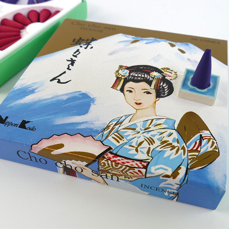日本香堂Nippon Kodo 蝶々さん蝴蝶小姐塔香锥香熏香檀香伽罗松香