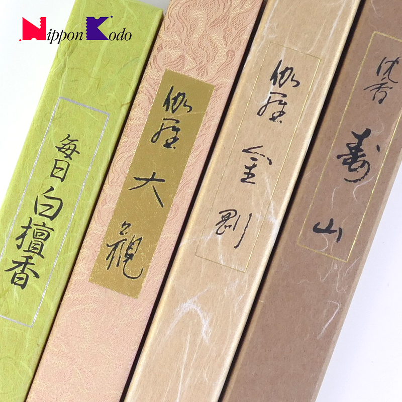 nipponkodo日本香堂 香木香每日白檀香 沉香寿山伽罗大观金刚线香