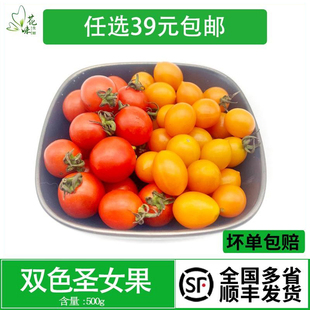 孕妇水果西餐食材沙拉蔬菜 千禧果 新鲜双色圣女果 红黄色小番茄