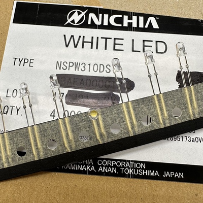 进NSPW310DSLED发光二极管白光高亮NSPW310DST F3 3mm白色透明