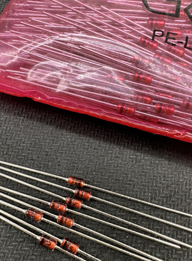 1N4749二极管IN4749A 1W 24V稳压二极管玻璃封装1N4749ATA TR