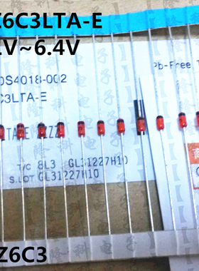 HZ6C3LTA-E 1/2W稳压二极管6V2 6C3日立原装进口DO-35 红色HZ6C3L