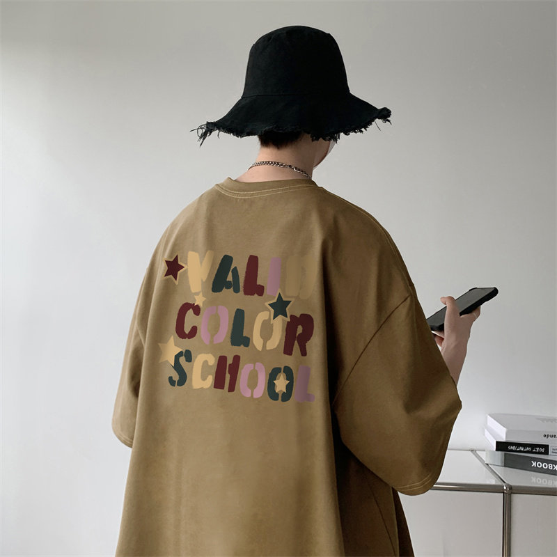 A331-T400-P30港风印花短袖纯棉T恤,男装T恤,电商C409