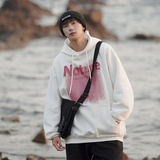 A331-WY225R-P60港风连帽印花全棉加绒加厚卫衣控78，男装卫衣，电商C409