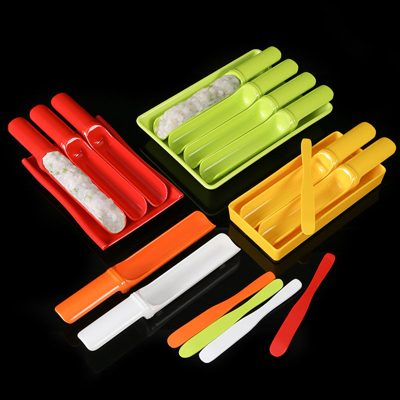 密胺餐具火锅盘子鱼滑容器虾滑丸子模具挤肉滑神器竹筒专用盘商用,厨房/烹饪用具,DIY模具,淘宝优惠券,粉丝福利购,淘宝优惠卷