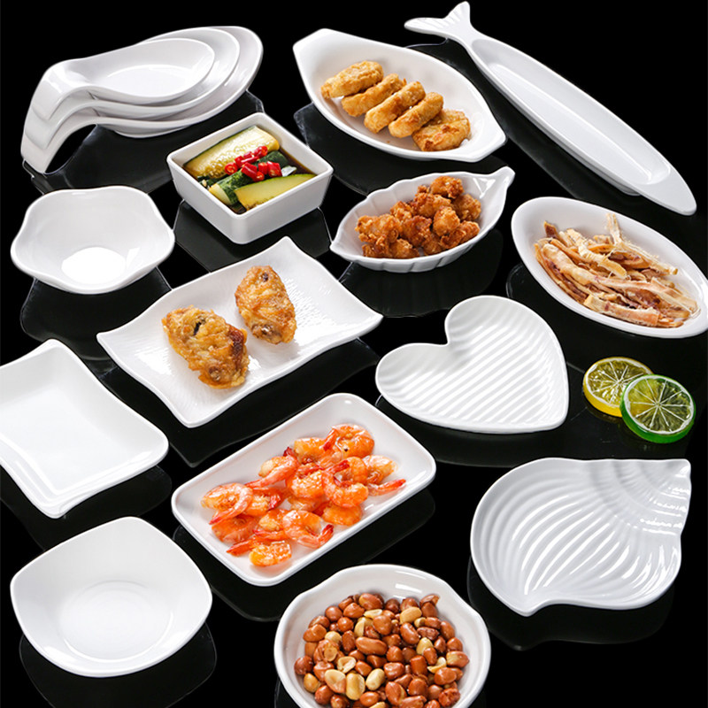 密胺餐盘餐前小吃碟酒吧KTV小菜碟子商用炸货炸物不规则异形盘子,餐饮具,盘,淘宝优惠券,粉丝福利购,淘宝优惠卷