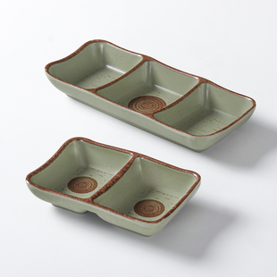 密胺碟双格三格味碟小碟子菜碟料碟蘸碟蘸料调料酱料酱油蘸酱醋碟