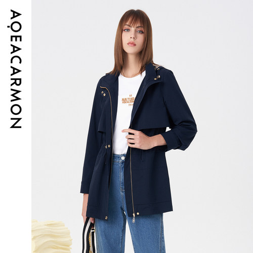 AQEACARMON常规连帽风衣