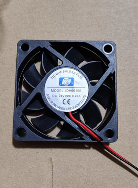 全新JSL JDH6015S DC24V 0.20A 6CM 6015静音散热风扇
