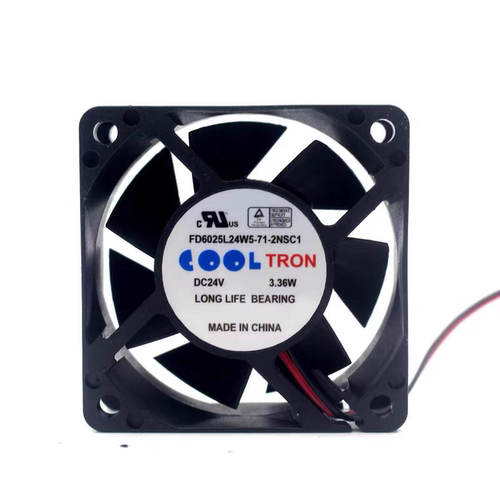 FD6025L24W5-71-2NSC1 全新COOLTRON 6025 24V 3.36W 6cm散热风扇