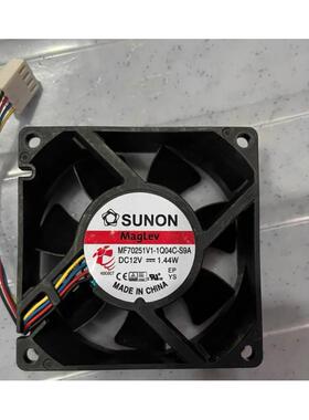 全新建准MF70251V1-1Q04C-S9A 7025 12V 1.44W 4线 静音风扇