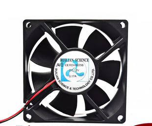 欣瑞联 RDH8025B DC12V 0.17A 8cm静音 电源 变频器 机箱散热风扇