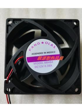 FANG OLAS MODEL 88H64 DC12V 0.38A 8032 8CM/厘米 大风量风扇