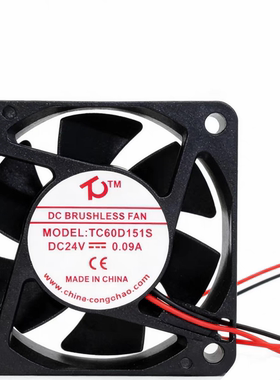 全新TC60D151S DC24V伏0.09Acm公分厘米上亿花样车变频器散热风扇