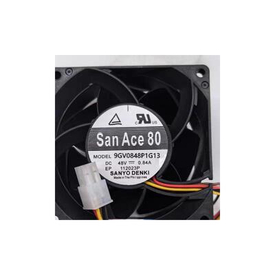 三洋 9GV0848P1G13 8038 48V 0.84A 4线 pwm温控调节高端风扇