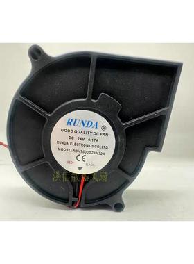 RUNDA 7530  RBH7530S24N32A  DC24V 0.17A 涡轮鼓风机风扇
