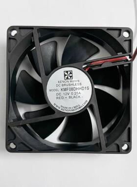 KMF08DHHD1S 12V 0.25A 8025 8厘米散热风扇 KENONmotors 8厘米