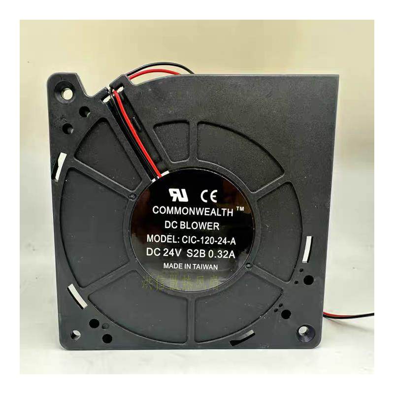 COMMONWEALTH DC BLOWER CIC-120-24V-A DC24V S2B 0.32A 风扇