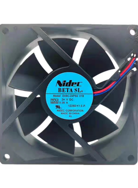 Nidec D09C-24PS5 01B DC24V伏0.36A 9CM大风量变频器散热风扇3线