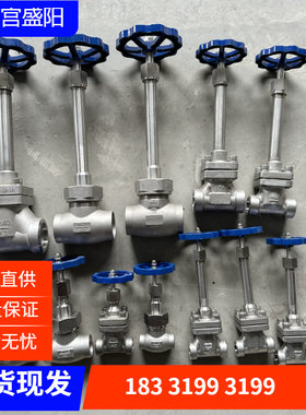 不锈钢低温截止阀DJ61F-40P-196焊接天然气液氮阀门DN50/40/25