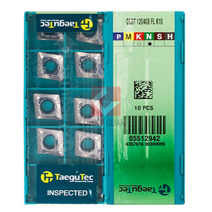 正品 韩国特固克 Taegutec 数控刀片 CCGT120408 FL K10