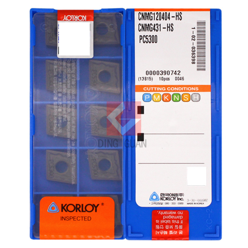 正品 韩国克洛伊 数控刀片 数控刀粒 CNMG120404-HS PC5300