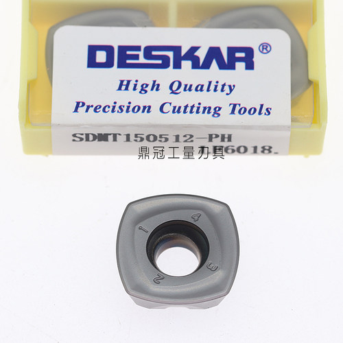 DESKAR戴斯卡数控快进给铣刀片 SDMT150512-PH LF6018 SDMT120512
