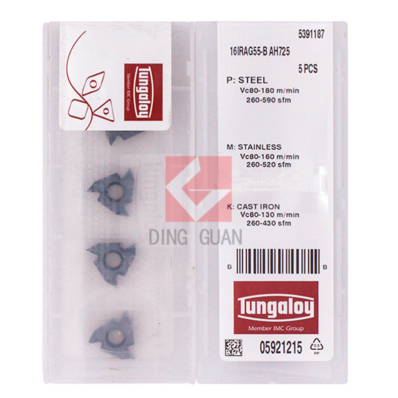 原装正品 日本东芝 泰珂洛 数控刀片 16IRAG55-B AH725