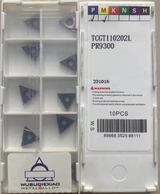合金涂层不锈钢数控刀片 TCGT110202L TCGT110204L PR9300