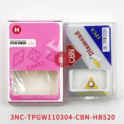 万龙达涂层金刚石刀片淬火件 3NC-TPGW110304/110308-CBN-HB520S