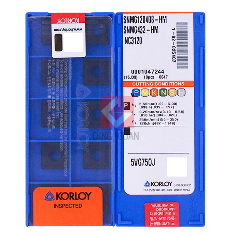 正品 韩国克洛伊 数控刀片 SNMG120408-HM NC3120