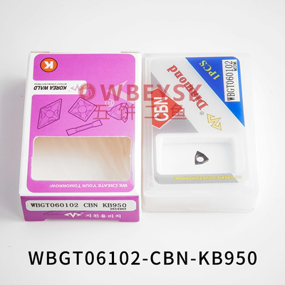 万龙达铸铁件金刚石CBN刀片 WBGT060102 WBGT060104-CBN-KB950