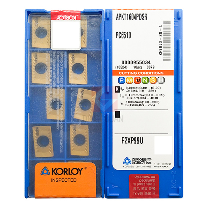 正品 韩国克洛伊 数控刀片 数控刀粒 APKT1604PDSR PC6510