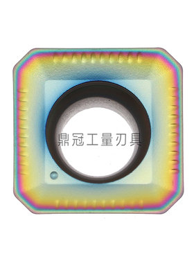 WFSK五丰数控铣刀片 七彩加硬涂层 SEKT1204AFTN-62 M85 不锈钢
