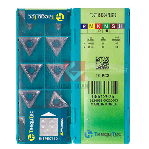 正品 韩国特固克 Taegutec 数控刀片 TCGT16T304 FL K10
