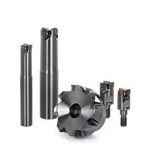 高硬度90度快进给铣刀杆TE90方肩立铣刀杆铣刀盘4NKT060308刀片