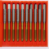 大连远东镀钛机用丝锥 M3M4M5M6M8M10M12M14 涂层丝攻不锈钢丝锥