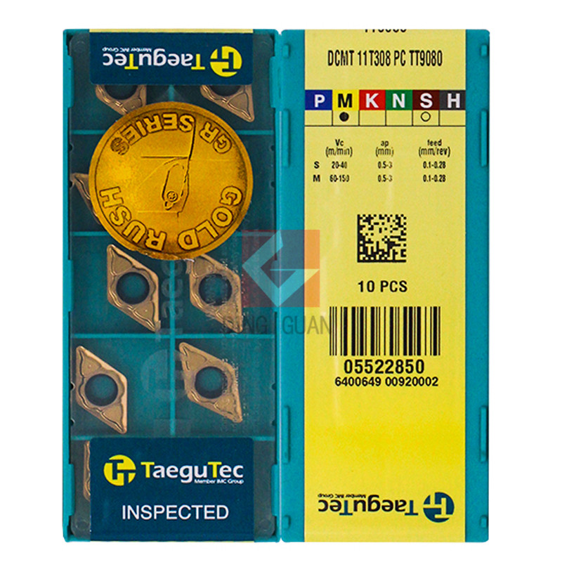 正品 韩国特固克 Taegutec 数控刀片 DCMT11T308 PC TT9080