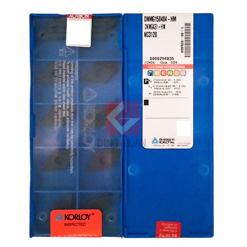 正品 韩国克洛伊 数控刀片 DNMG150404-HM NC3120