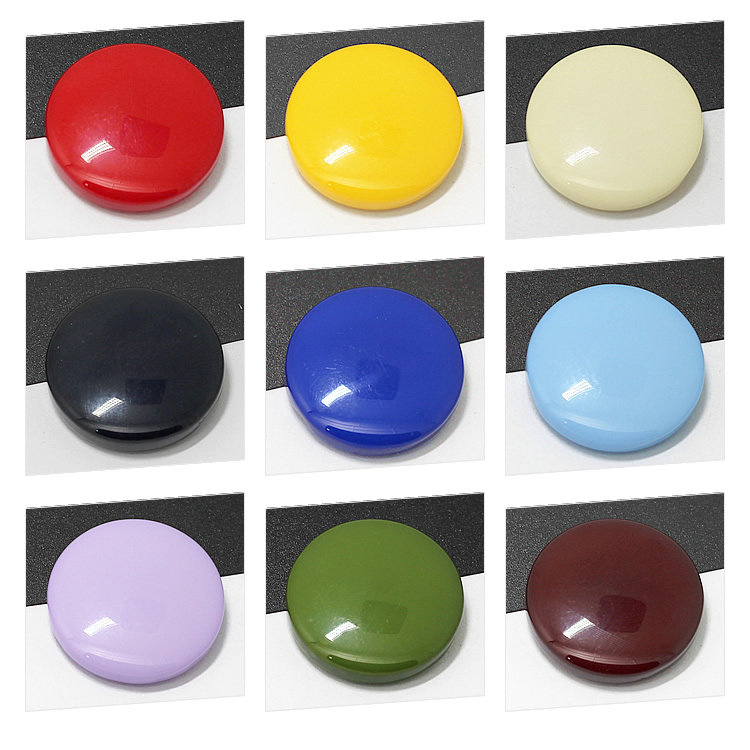 树脂圆形暗眼手缝扣包邮