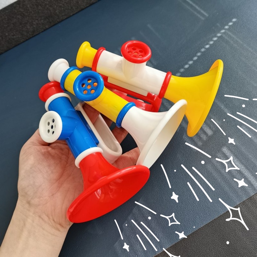 宝宝吹吹乐 儿童小喇叭玩具吹奏小乐器口哨哨子玩具 锻炼肺活量