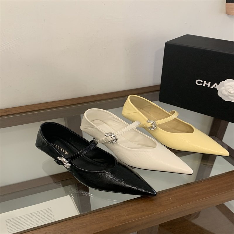 2026年新款春季小高跟鞋女职业工作鞋单鞋通勤尖头细跟低跟,女鞋,浅口单鞋,淘宝优惠券,粉丝福利购,淘宝优惠卷