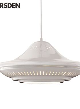 马斯登奶油风餐厅吊灯现代简约飞碟酒店会所包豪斯设计师创意艺术